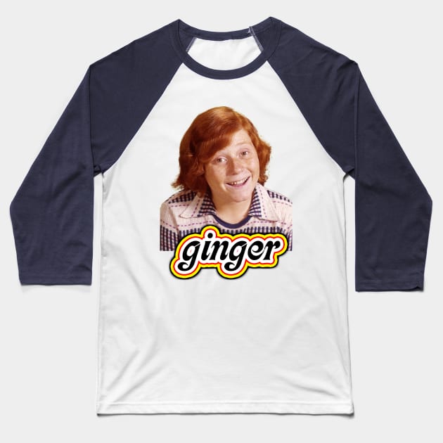 ginger Baseball T-Shirt by Gen-X Memories